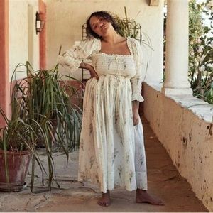 Doen Bijou Painted Bouquet Dress